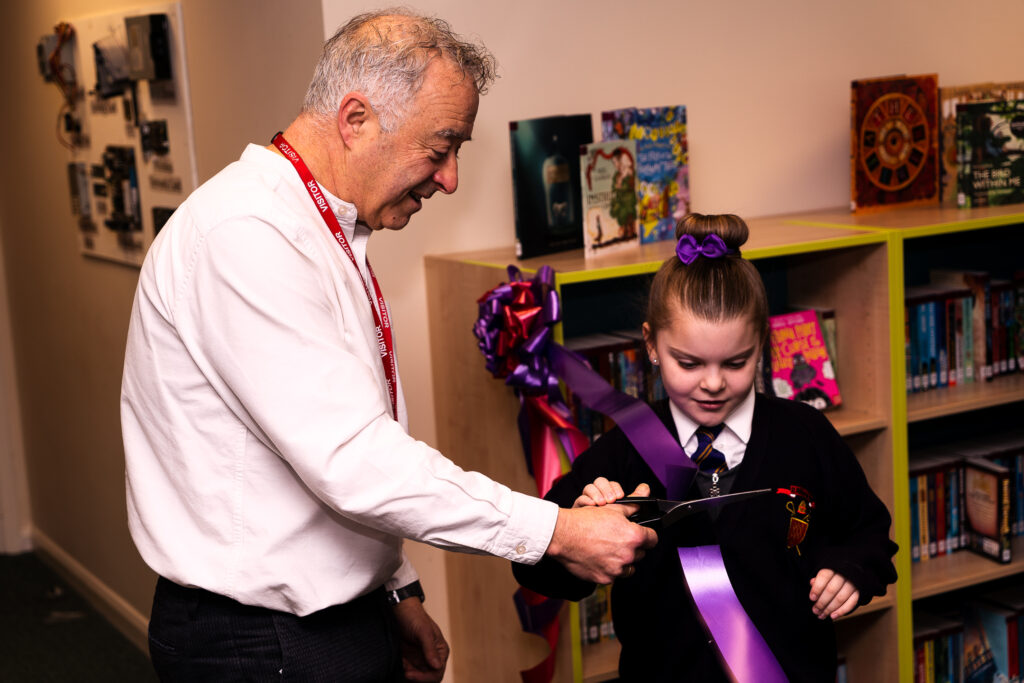 Frank Cottrell-Boyce opens new library