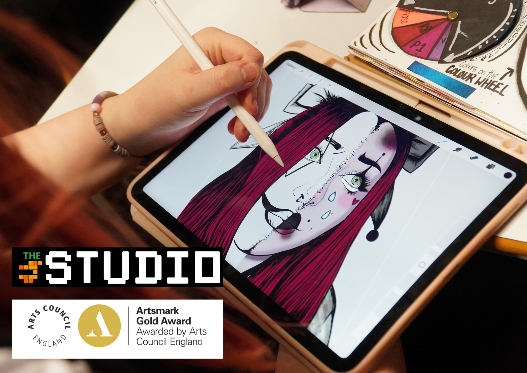 The Studio School –has been awarded the Artsmark Gold Award, by the Arts Council.