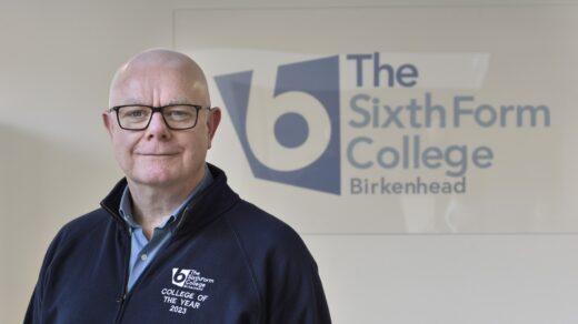Mike Kilbride, principal, Birkenhead Sixth Form College