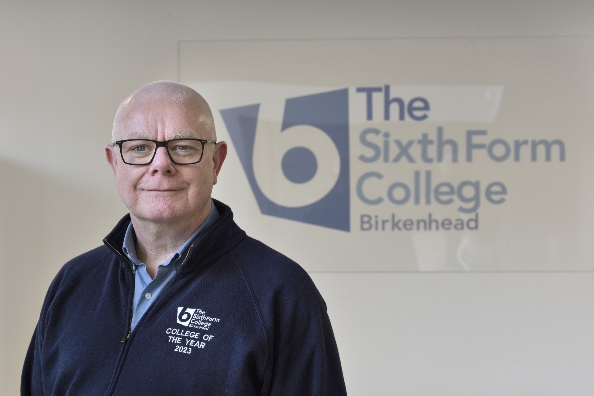 Mike Kilbride, principal, Birkenhead Sixth Form College