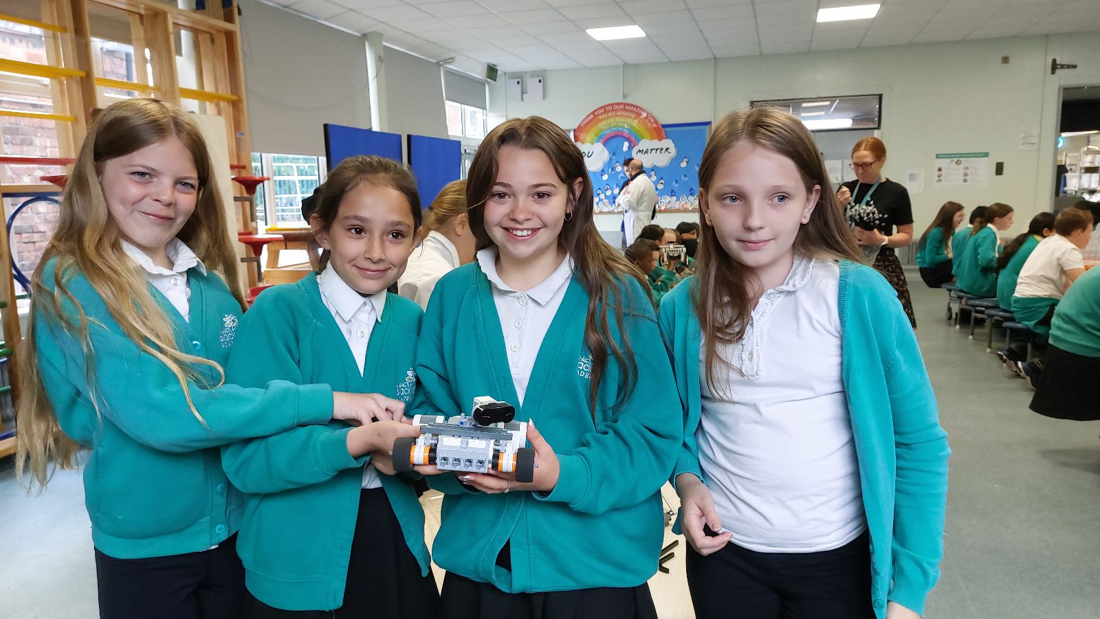 Pupils at Blackley Academy celebrating Dream Big Day