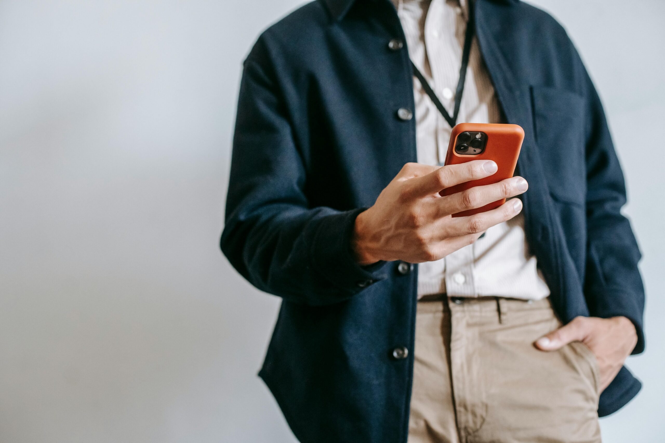 Business person on phone