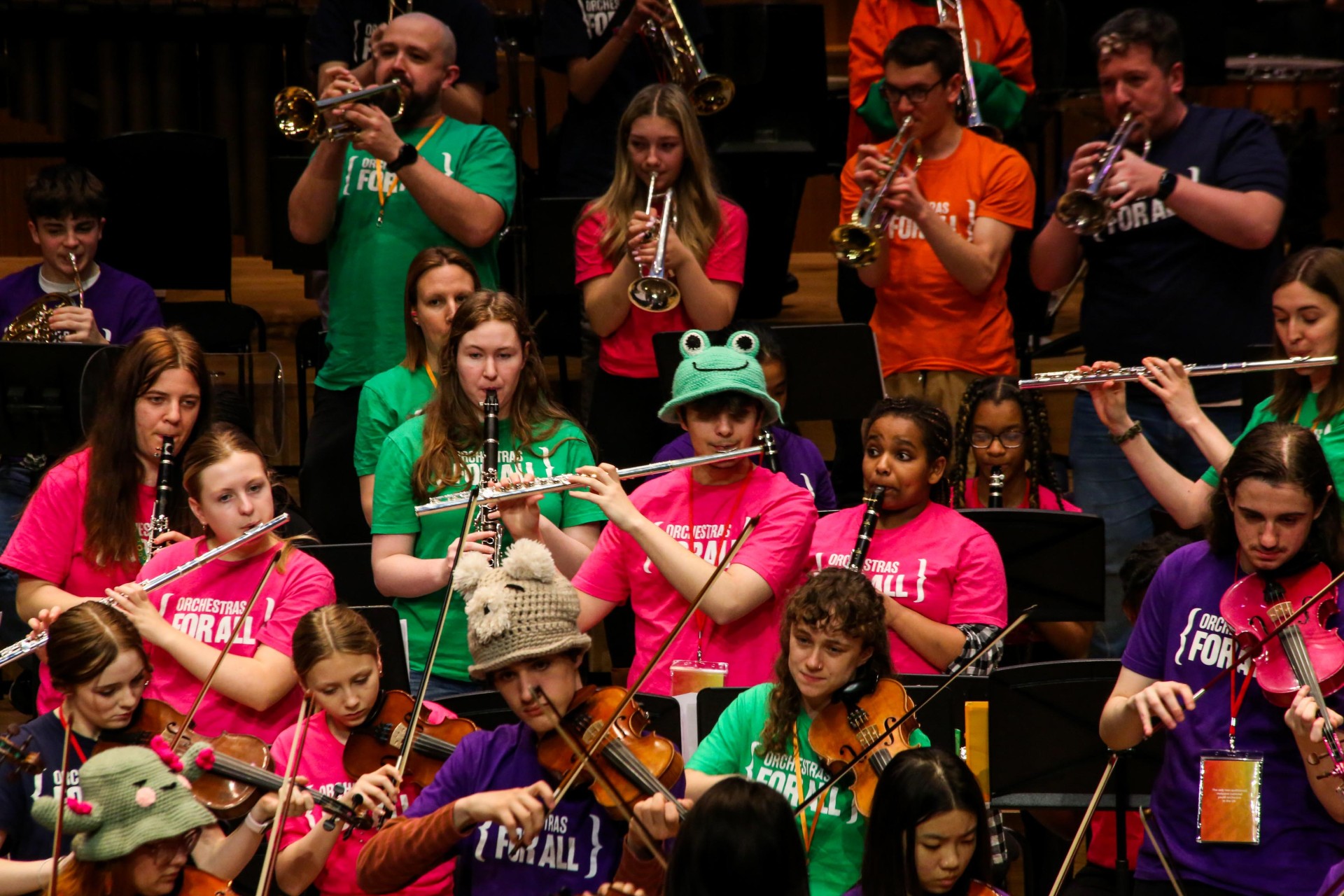 Orchestra performing