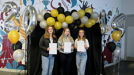 Students with their results