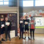 Maricourt students pose with A-level results