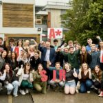 St John Rigby College A-level Results 2024: Students celebrate with principal Peter McGhee