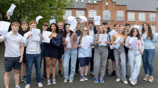 High achievers - some of the St. Mary's students who achieved three or more A*, A or B grades at A-level.