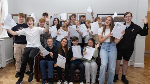 Top performers - the St. Mary’s College students who each achieved seven or more top-level GCSE passes.