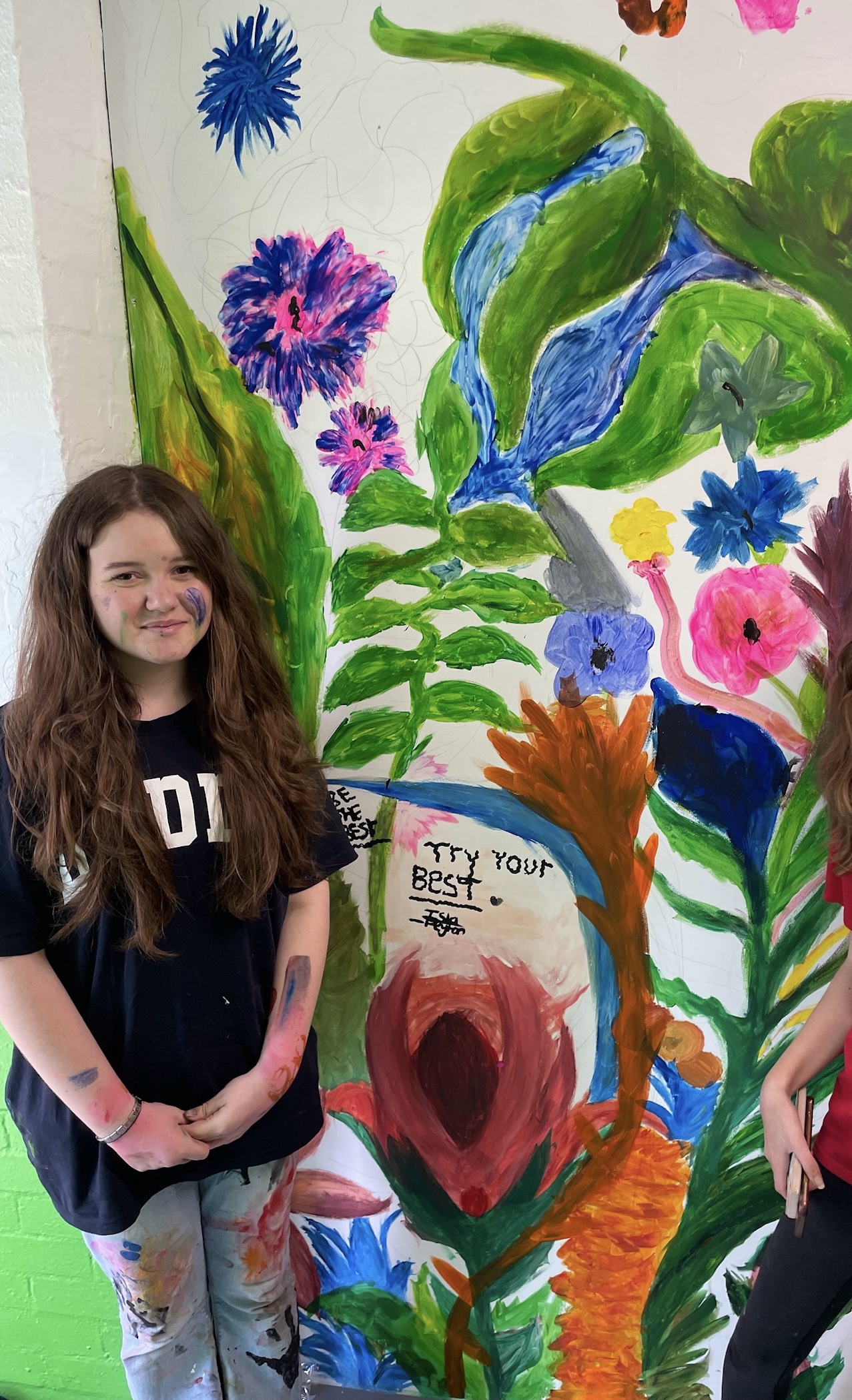 Rainford High’s art students revitalise Portico Vine ARLFC’s clubhouse