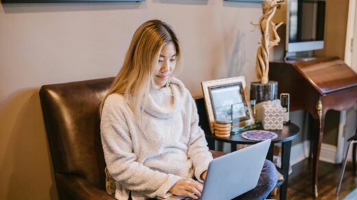 Woman on laptop