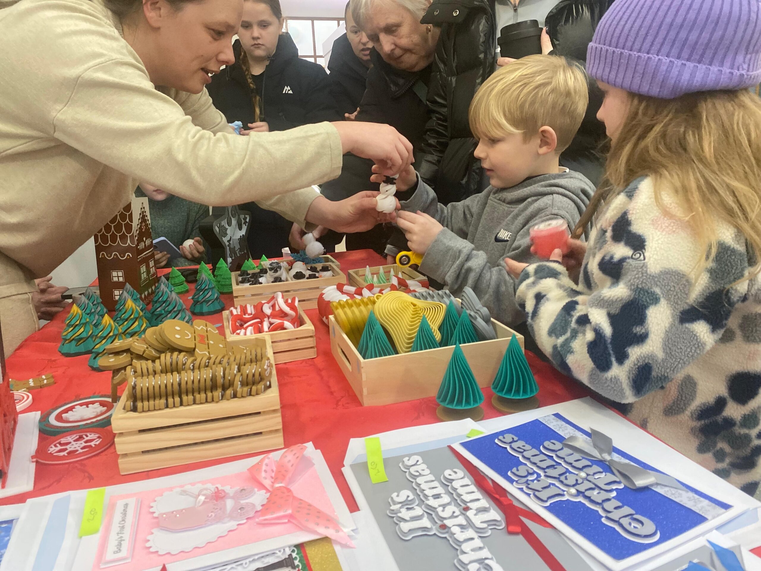 At Abbot's Lea School's Christmas fair, there were a variety of stalls for attendees to enjoy, including food and drink, games and activities