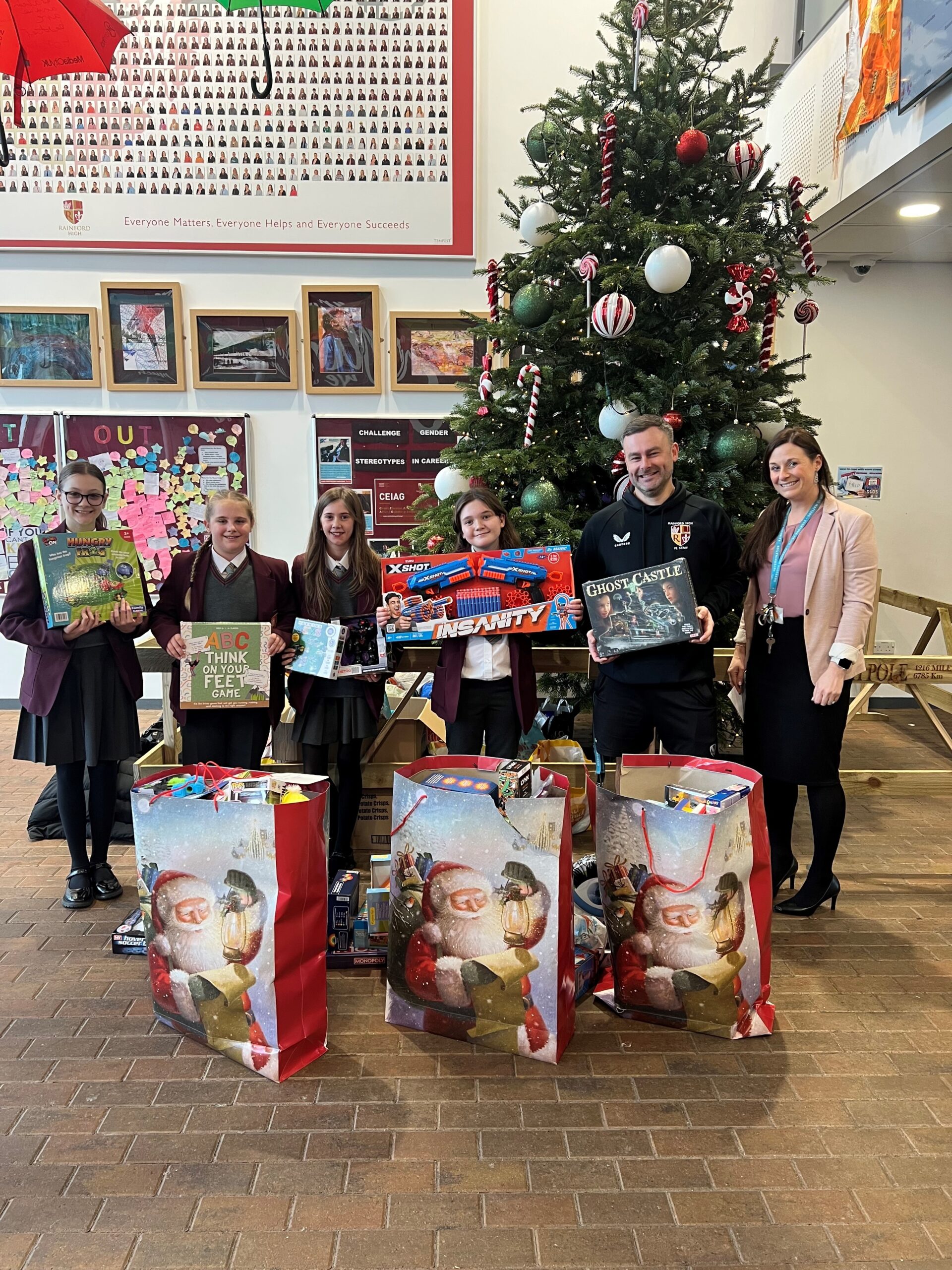 Rainford High spreads festive cheer within the local community