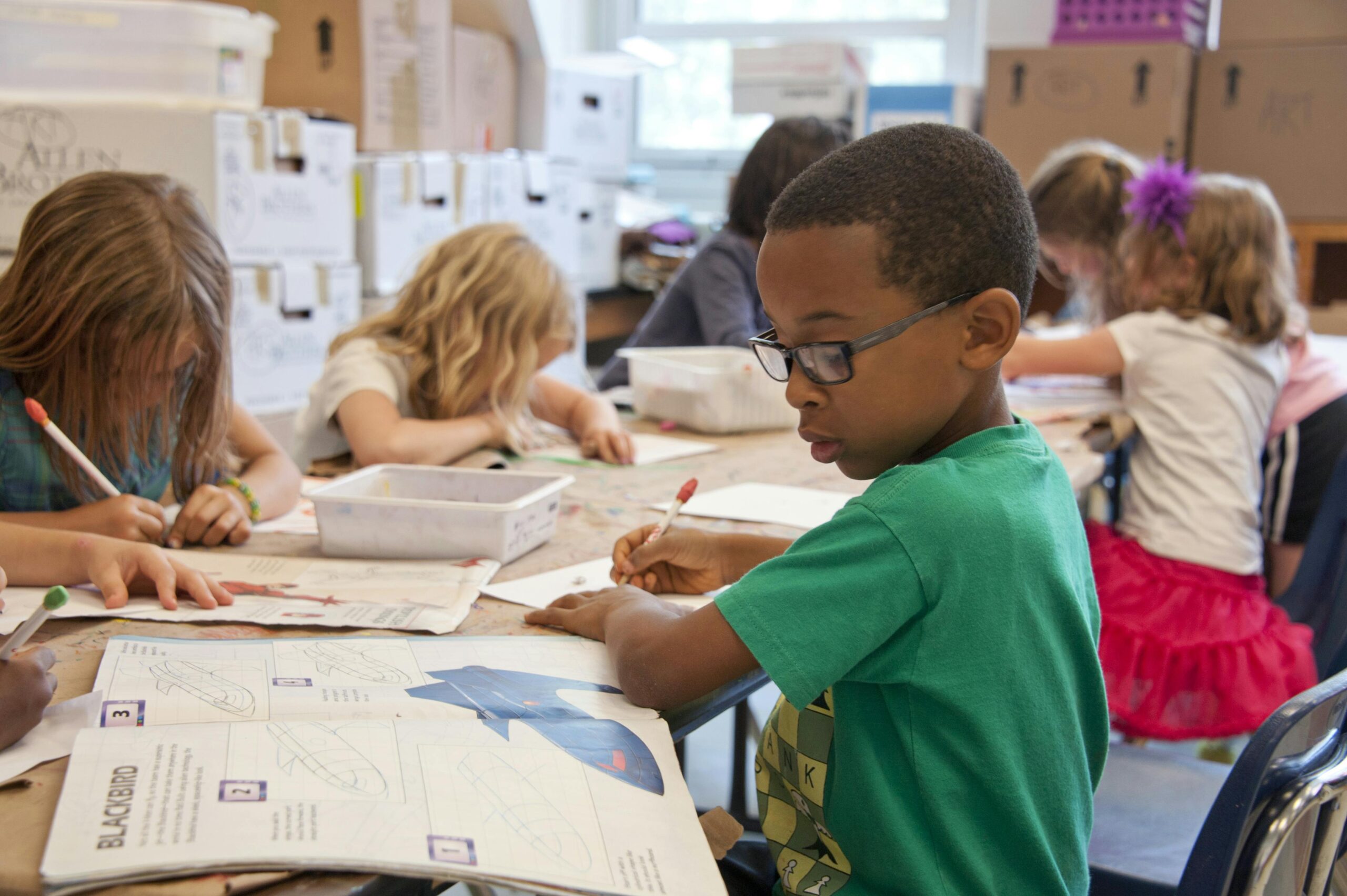 Children in class