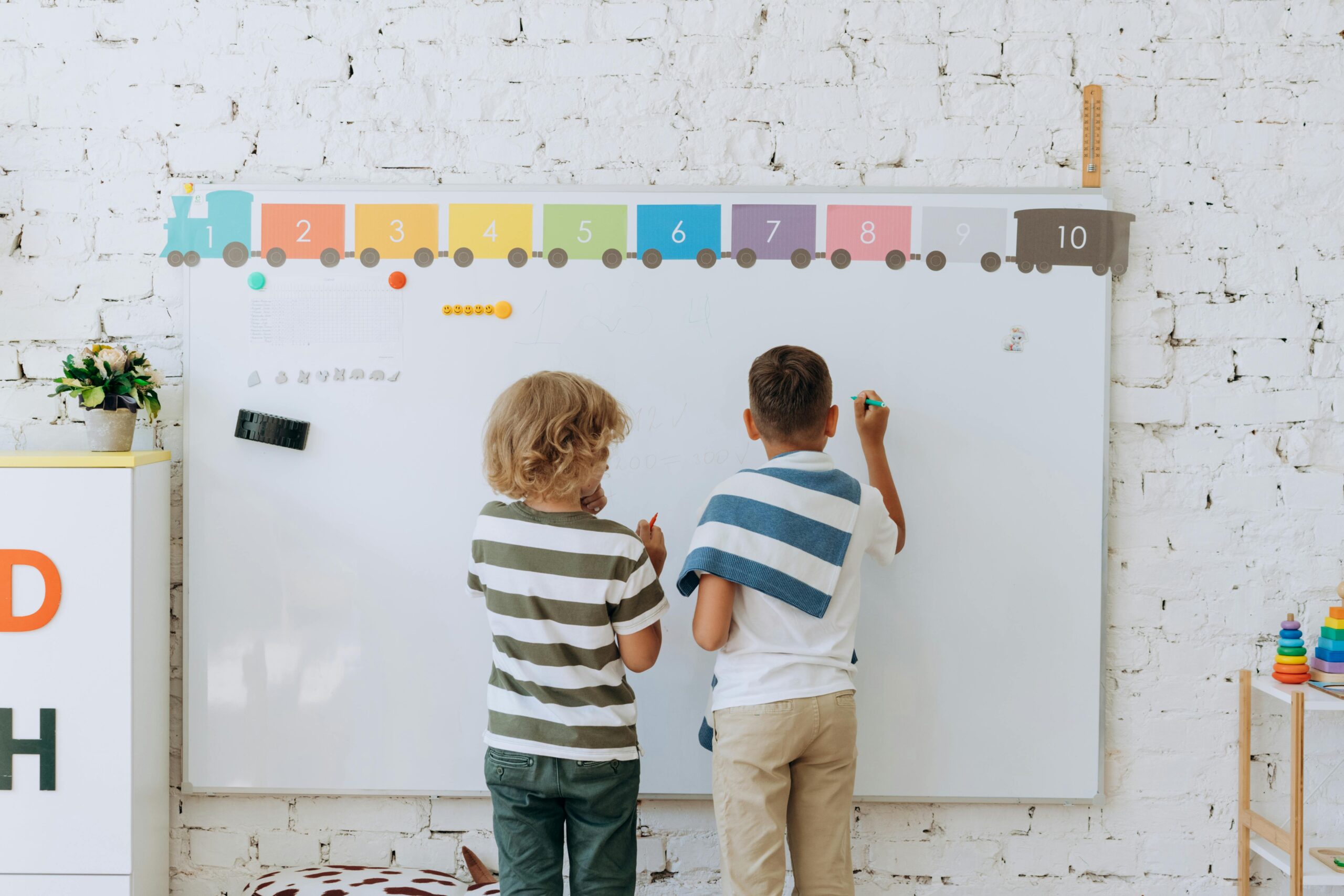 Children in classroom